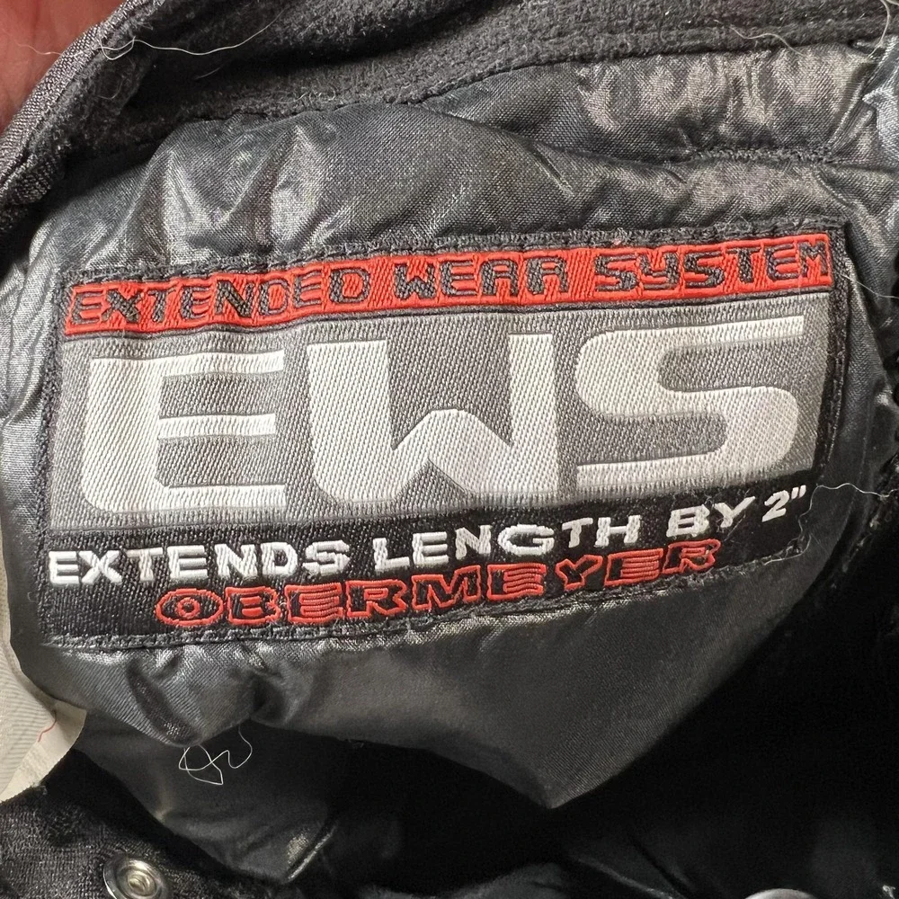 Obermeyer Ski Snow Pants Girls Juniors 6 Black Insulated‎ EWS Gaiters Waterproof